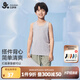 久歲伴兒童背心男童夏季薄款中大童寶寶男孩無袖打底可外穿清爽透氣上衣 灰色 160 /身高150-162體重90-105斤