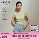 艾諾絲雅詩【商場同款】2025夏季新三醋酯高彈U領(lǐng)顯瘦女針織衫上衣40428125 青檸綠 M