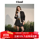 ELAND【花苞裙】衣戀半身裙女甜美風(fēng)波點(diǎn)a字顯瘦短裙2025夏季新款 藏青色(59)Navy M