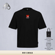 Moose Knuckles【明星同款】 2025七夕限定系列中性寬松廓形T恤 黑色 S