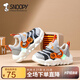 SNOOPY史努比童鞋男童運動鞋寶寶跑步鞋耐磨減震毛毛蟲鞋2032灰黑25
