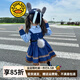 G.DUCKKIDS兒童兔子警官衣服女童瘋狂朱迪cos連衣裙動(dòng)物城洛麗塔女孩公主裙 腰帶包包毛球頭飾【單買(mǎi)不發(fā)】 150 (建議身高140cm 12-13歲)cm