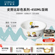 CORELLE康寧餐具史努比玻璃餐具盤(pán)子面碗寶寶餐盤(pán)飯碗兒童餐具套裝 彩色450ml飯碗【2個(gè)裝】