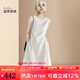 迪菲麗格高級(jí)感氣質(zhì)無袖連衣裙早春季2024新款女顯瘦打底背心裙子 圖片色 L