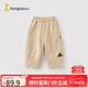 童泰（TONGTAI）寶寶褲子春秋季兒童加厚九分褲嬰兒外出休閑褲時(shí)尚秋裝燕麥100cm