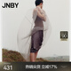 JNBY/江南布衣春夏半身裙休閑風琴排褶浪漫多層輕盈網(wǎng)紗A型5O6D14530 261/灰卡其 M