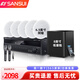 山水（SANSUI）吸頂音響喇叭 5.1家庭影院音響套裝 背景音樂客廳 吊頂喇叭 音箱功放家用- T3-6.5吋喇叭*5+8吋炮+功放+話筒