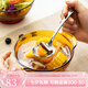 DURALEX多萊斯法國(guó)進(jìn)口輕奢餐具飯碗家用湯碗雙耳碗防燙微波爐適用4只碗 琥珀色玻璃碗4只雙耳碗