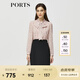 PORTS寶姿秋冬女裝新款假兩件時(shí)尚通勤連衣裙ALM9D065NPP066 粉紅色-1 S (4)