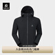 KAILAS凱樂石M8-LT防曬衣男戶外速干透氣輕薄彈力軟殼風(fēng)衣外套 玄青黑 M