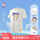 NBA【新品】楊瀚森哈利伯頓東契齊亞歷山大庫里t恤短袖男夏裝籃球服 湖人-東契奇運動(dòng)休閑T恤(白色) L