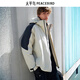 太平鳥(niǎo)男裝 沖鋒冬季羽絨服B2ACE4421 淺灰1 XL