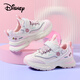 迪士尼（Disney）女童透氣網(wǎng)面跑步鞋兒童春秋公主鞋軟底運(yùn)動(dòng)鞋 淡粉  29 