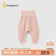 童泰（TONGTAI）嬰兒大PP春秋高腰長褲家居服內(nèi)衣兒童褲子TS43J038-DS粉色90cm