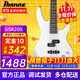 Ibanez依班娜電貝斯GSR200B/280QA主動(dòng)GSR320被動(dòng)bass電貝司新手初學(xué) GSR200-PW 珍珠白