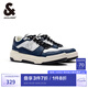 杰克·瓊斯（JACK&JONES）春季新款舒適耐磨撞色拼接經(jīng)典厚底立體壓紋休閑鞋男鞋2251C8004 E39藍灰色 單層 40