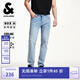 杰克·瓊斯（JACK&JONES）25年男裝秋季903直筒牛仔褲男士【涼感】彈力淺色水洗休閑褲子 C40淺牛仔藍(lán) 29 170 W29/L30