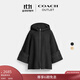 蔻馳（COACH）奧萊女士披風(fēng)寬松舒適百搭保暖外套 混合黑色 XS /S