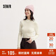 森馬（Semir）毛衣女冬季舒適緊身半高領(lǐng)正肩純色羊毛衫顯瘦打底衫101724107003