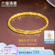 六福珠寶 光影金足金蹦迪珠黃金手鐲金珠彈力手鐲 計(jì)價(jià) 約6.39克