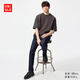 優(yōu)衣庫男裝女裝EZY DENIM牛仔褲/水洗產(chǎn)品褲子加長(cháng)款25新款479315 68 深藍色 L /175/88A