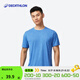 迪卡儂（DECATHLON）短袖速干衣T恤男上衣運動(dòng)透氣半袖寬松訓練健身跑步FICM 亞麻藍 面料升級 L (歐碼版型，建議拍小一碼)