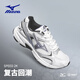 美津濃（MIZUNO）男鞋女鞋 秋季新款透氣輕便軟底休閑老爹鞋SPEED2K緩震跑步運動(dòng)鞋 白/黑/復古藍/SPEED 2K 42 (內長(cháng)270mm)
