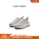COZY STEPS可至男女款COZYPACER系列秋季休閑鞋厚底舒適牛皮運動鞋情侶鞋 香草奶白7160(女） 37