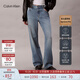 Calvin KleinJeans【復刻90系列】25春秋女士ck淺色美式復古寬松直筒牛仔褲 寬松直筒版-牛仔藍-W99（Regular標準版） 27
