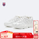 蓋世威（K·SWISS）男女休閑鞋時(shí)尚透氣板鞋耐磨防滑減震加絨保暖運動(dòng)跑鞋9058-U 053溫布爾登白/夢(mèng)幻金 37