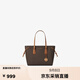 MICHAEL KORS邁克高仕 MK 經(jīng)典款 Voyager 中號(hào)單肩包 深棕色 200 中號(hào)