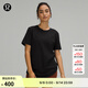 lululemon丨Love 女士圓領(lǐng) T 恤 LW3EYDS 黑色 L /10