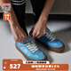 VISION STREET WEAR CHOPPER天空藍(lán)復(fù)古T字頭反毛皮男女帆布鞋美式滑板鞋 天空藍(lán) 38