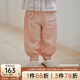 OAK FAMILY夏季女童褲子寶寶束腳褲兒童休閑褲運動(dòng)褲長(cháng)褲 芭蕾粉 90 cm