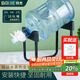 拜杰桶裝水支架 大桶水礦泉水飲水機支架水桶帶水嘴開(kāi)關(guān)龍頭 黑色款