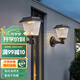 簡(jiǎn)光藝壁燈太陽能燈戶外庭院花園陽臺(tái)布置臺(tái)階露臺(tái)裝飾洗墻氛圍燈蜂巢