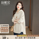 絲柏舍通勤風(fēng)衛(wèi)衣2025秋裝新款女裝簡約寬松連帽抽繩長袖上衣