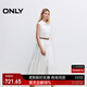 ONLY2025夏季新款純色無(wú)袖翻領(lǐng)蛋糕裙長(cháng)裙連衣裙女|125207037 A06急流白色 M