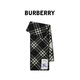BURBERRY博柏利巴寶莉全智賢同款男女通用羊毛格紋圍巾80792461黑