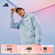 adidas休閑寬松加厚抓絨連帽衛(wèi)衣套頭衫男女阿迪達(dá)斯官方輕運(yùn)動(dòng) 藍(lán)色/黑色   L