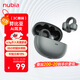 努比亞（nubia）藍(lán)牙耳機(jī)耳夾式LiveClip AI智能骨傳導(dǎo)概念開放式不入耳運(yùn)動(dòng)跑步超長(zhǎng)續(xù)航適用蘋果紅魔國(guó)家補(bǔ)貼 灰
