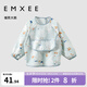 嫚熙（EMXEE）寶寶吃飯罩衣圍兜圍裙防水防臟嬰兒輔食反穿衣飯兜兒童罩衣 嫚熙大鵝【長袖款】 110（適合身高100-110cm） 3-4歲