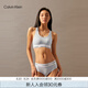 Calvin Klein內(nèi)衣【七夕禮盒明星同款摩登引力帶】女ck輕運動美背文胸QF3785AD CIQ-云水藍 M 推薦75B-85A