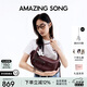 Amazing Song乙頌[教師節(jié)禮物]陳都靈同款女包甜酒彎月包時(shí)尚百搭單肩斜挎包