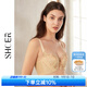 茜施爾（SHCER）薄款聚攏文胸內(nèi)衣女上托防下垂收副乳調(diào)整型胸罩蕾絲性感S2378W 杏色 70B