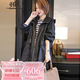 clotho Rennie品牌女裝風(fēng)衣外套女短款2025春秋新款韓版寬松百搭顯瘦小個(gè)子外套 黑色 M 【建議80-115斤】