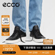 愛步（ECCO）【60周年款】系帶簡約牛皮休閑板鞋男 柔酷582404 黑色41