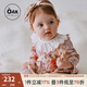 OAK FAMILY嬰幼兒衣服新生寶寶春秋季連體衣滿月哈衣爬服三角包屁衣 魔法森林（不含發(fā)帶） 90cm