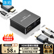 連拓 HDMI音頻分離器線 4K高清視頻5.1光纖3.5mm音頻轉(zhuǎn)換器筆記本機(jī)頂盒PS4連接電視音響