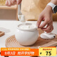 樂(lè)扣樂(lè)扣（LOCK&LOCK）豬油罐廚房耐高溫陶瓷罐帶蓋辣椒油罐辣子罐油鹽罐調(diào)味罐700ML